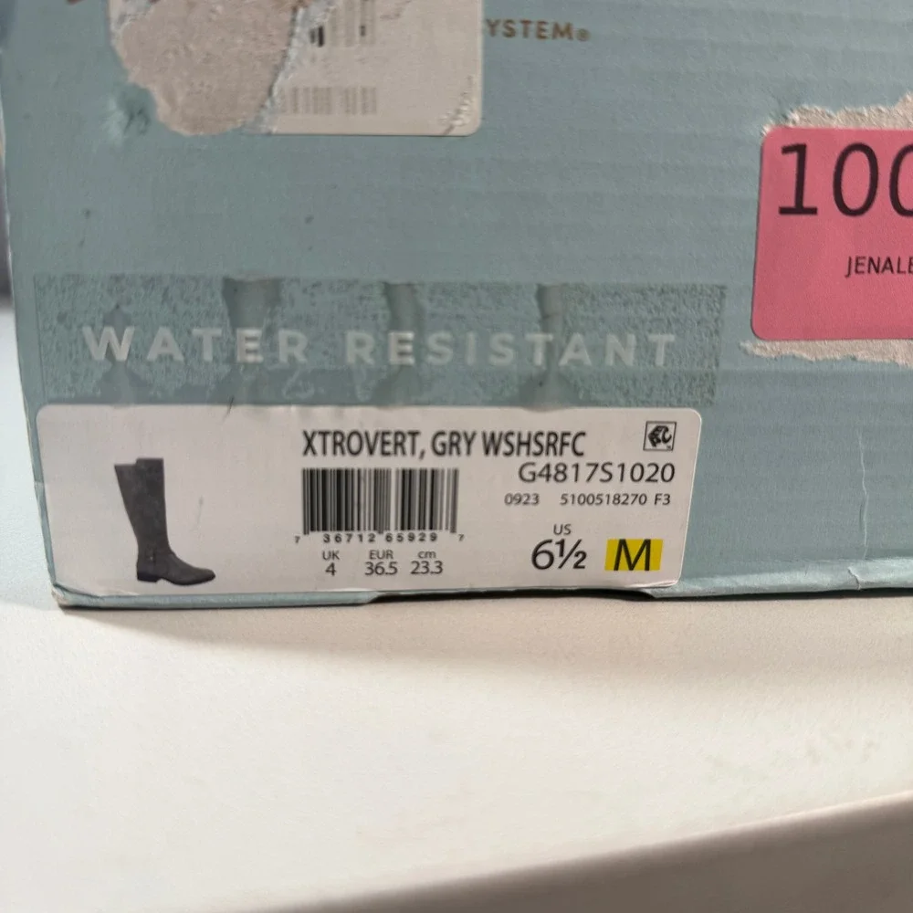 LifeStride Xtrovert Gray‎ Water Resistant Tall Riding Boots Size 6.5M